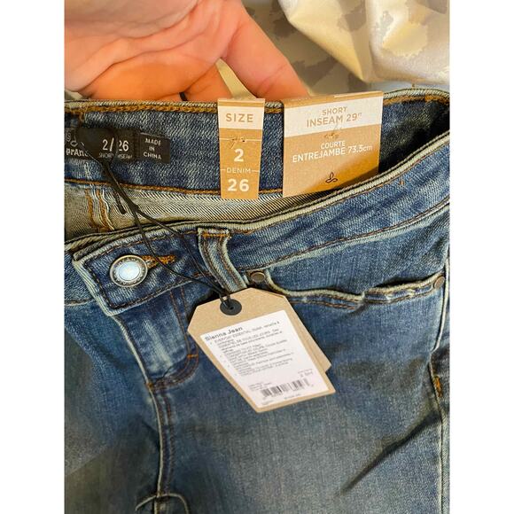 Prana Mid Rise Siena Skinny Denim Jeans Size 2 Short NEW - Picture 8 of 9
